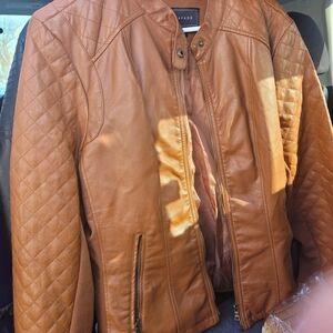 Metaphor Caramel Leather Jacket